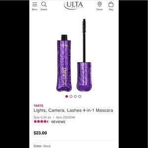 Tarte Lights, Camera, Lashes Mascara